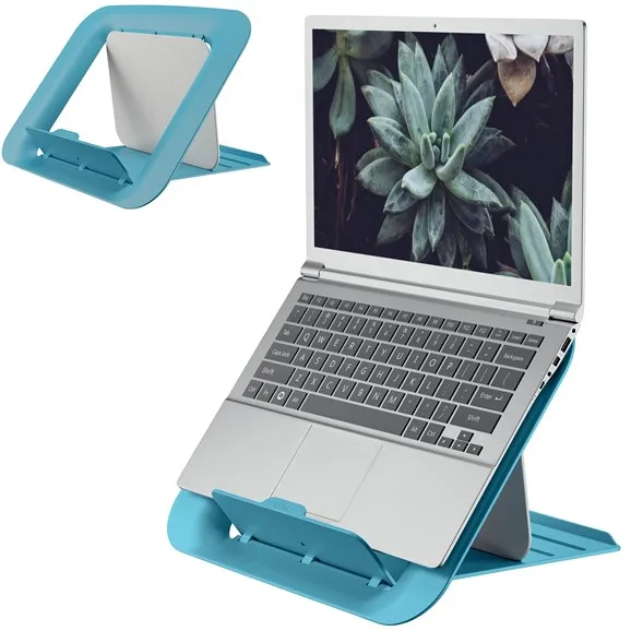 Leitz Ergo Cosy justerbar laptop stand, 80% recirkuleret plast Rolig blå